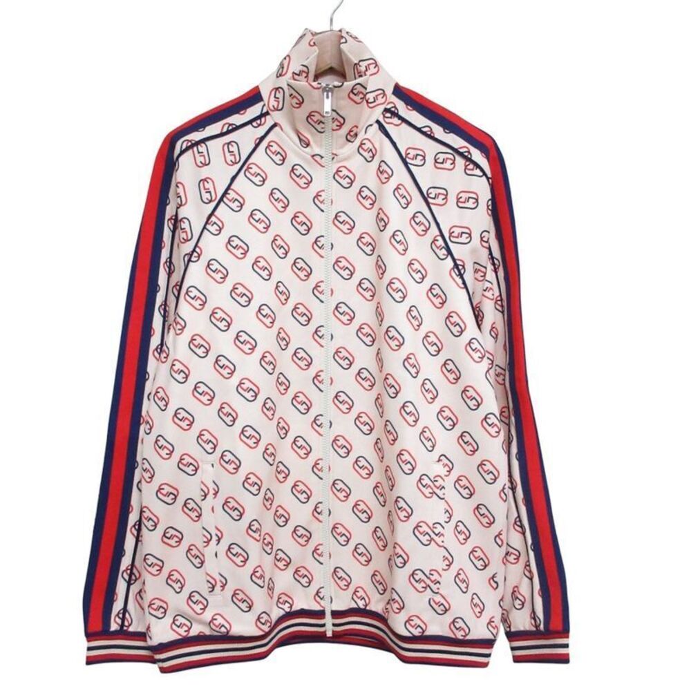 Gucci Interlocking G Technical Jersey Track Jacke… - image 1